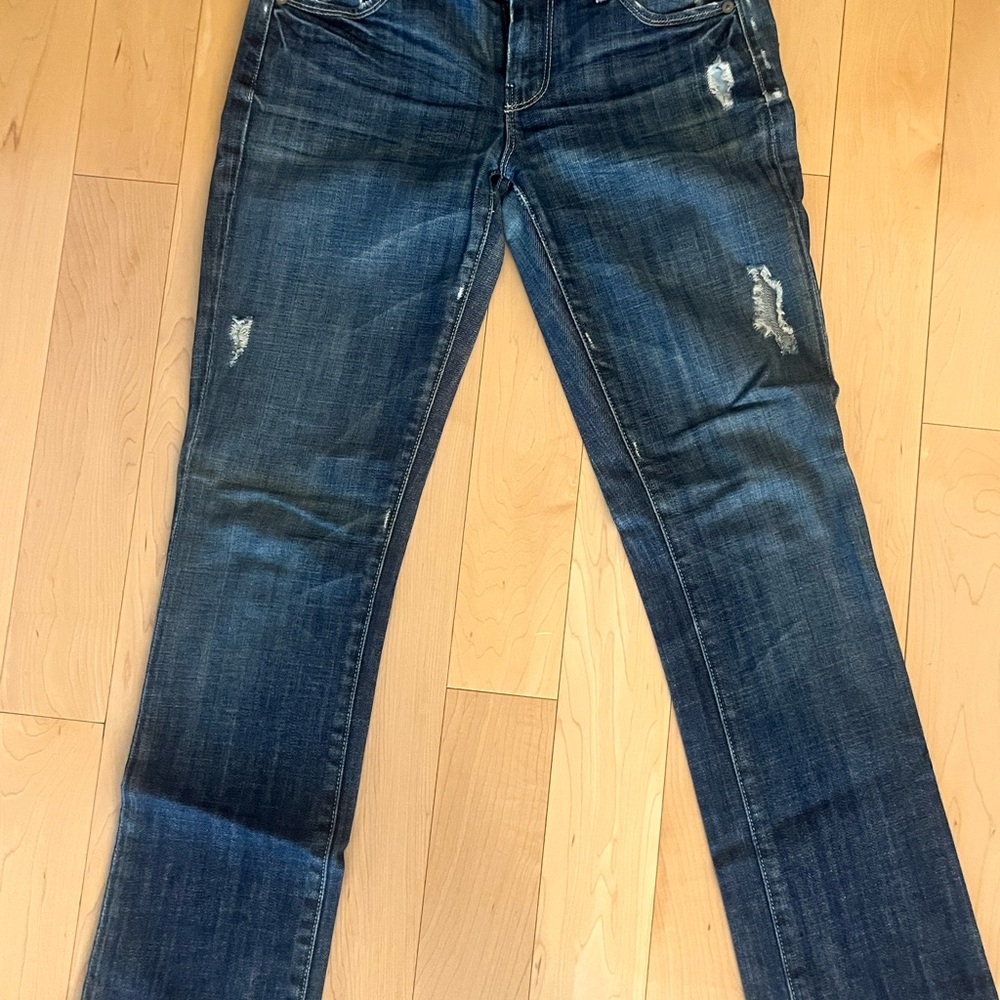 7 for all Mankind Women's Blue Jeans Size 25. Used.